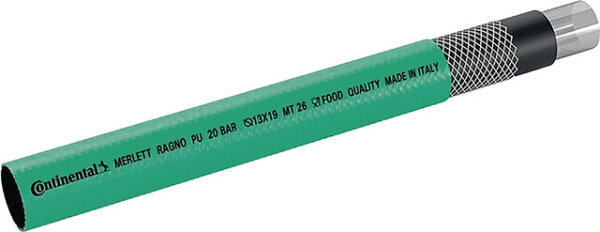 Wasserschlauch ContiTech Ragno CR Ø 13 mm mit Gewebeeinlage 50 m Rolle, lebensmittelecht