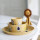 Geschirrset koziol CONNECT ZOO 3er-Set Kleiner Teller+Schale+Becher Farbe nature wood