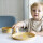 Geschirrset koziol CONNECT ZOO 3er-Set Kleiner Teller+Schale+Becher Farbe nature wood