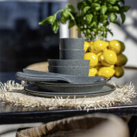 Geschirrset koziol CONNECT SET HELSINKI 10-tlg. Farbe nature ash grey
