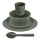 Geschirrset koziol CONNECT SET HELSINKI 10-tlg. Farbe nature ash grey