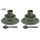 Geschirrset koziol CONNECT SET HELSINKI 10-tlg. Farbe nature ash grey