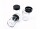 Feinkost-Magnetgläser silwy CLASSY 3er-Set + Magnetleiste 3 Kristallgläser + 3 Pads 192 ml