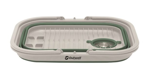 Waschbecken Outwell Collaps mit Griff und Deckel Farbe shadow green