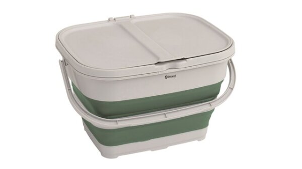 Abfalleimer Outwell Collaps mit Mülltrennung Farbe shadow green