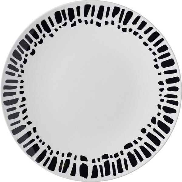 Frühstücksteller MEPAL Flow Brusch, Durchm. 23 cm Farbe schwarz/weiß