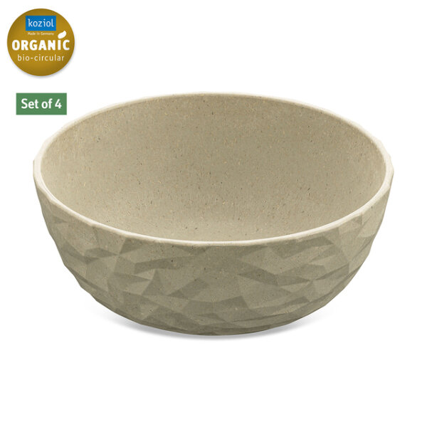 Müslischale koziol Club Bowl 4er-Set Farbe nature desert sand
