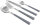 Besteckset BRUNNER Amyla 16-tlg., Farbe grau