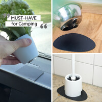 Magnet-POWER-Bundle silwy BLACK Fb. schwarz 12-tlg. Set _je 4 Magnete, Pads und Klebepunkte_