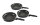 Antihaft-Pfanne BEAVER BRAND mit klappbarem Griff Durchm. 26 cm, Aluminium Farbe stone grey