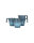 Henkelbecher Melamin gimex Stone Line Farbe dark blue