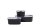 Vorratsdosenset MEPAL easyclip 3-tlg., Farbe nordic black 2 x 450 ml + 1 x 1.000 ml