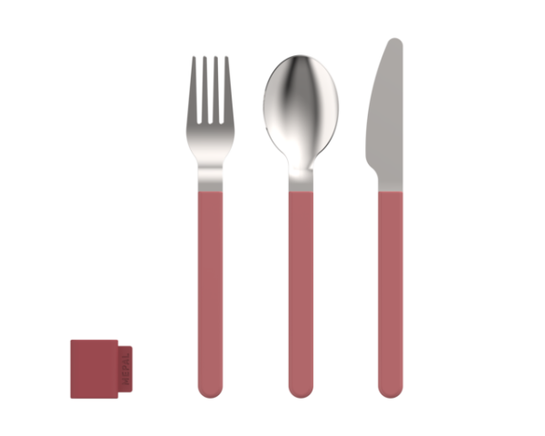 Besteckset MEPAL Silueta 3-tlg., Farbe vivid mauve