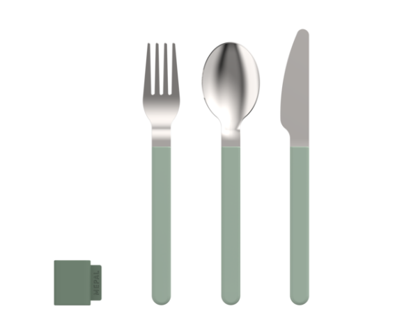 Besteckset MEPAL Silueta 3-tlg., Farbe nordic sage