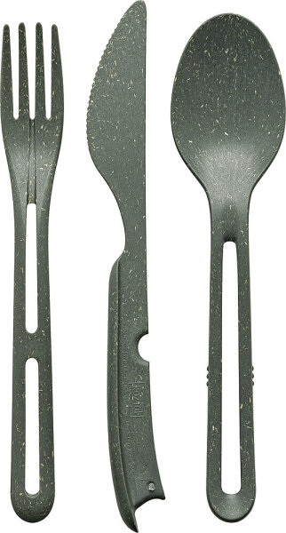 Besteck-Set koziol KLIKK 3-tlg Farbe nature desert sand