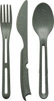 Besteck-Set koziol KLIKK 3-tlg Farbe nature desert sand