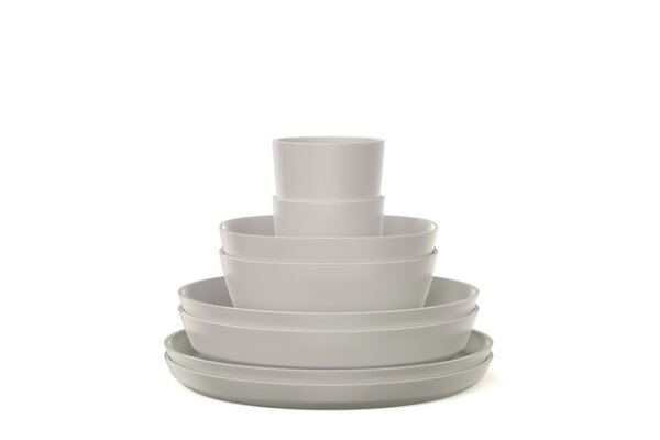 Geschirrset Silueta 8-tlg. nordic white