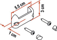 Fix Organizer Fiamma Farbe grau Inhalt = 2 Stück