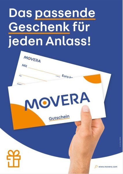 Plakat A1 Der Movera Einkaufsgutschein