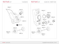 Verschlussdeckel zu Rolltank 23F und 23W