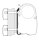 Alu-Distanzprofil THULE 18 mm passend für Dethleffs Globebus TO 8000 400 - 600 cm 4-tlg.