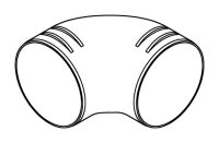 Bogen 90° Durchm. 90 mm
