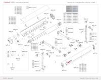 Gehäuse Endkappe rechts weiß zu Markise F 65S