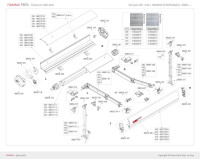Gehäuse Endkappe links Titanium Markise F65 S 260 -...