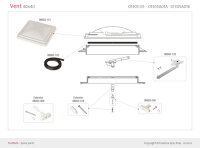 Dichtgummi zu Dachhaube Vent 40 x 40/Turbo Vent
